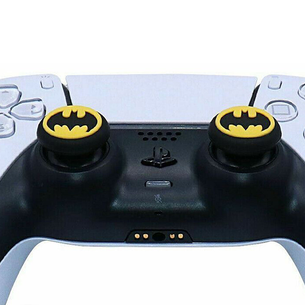 for PS5 | Series X|S | PS4 | Xbox One - 2x Batman Silicone Thumbstick Grip Caps