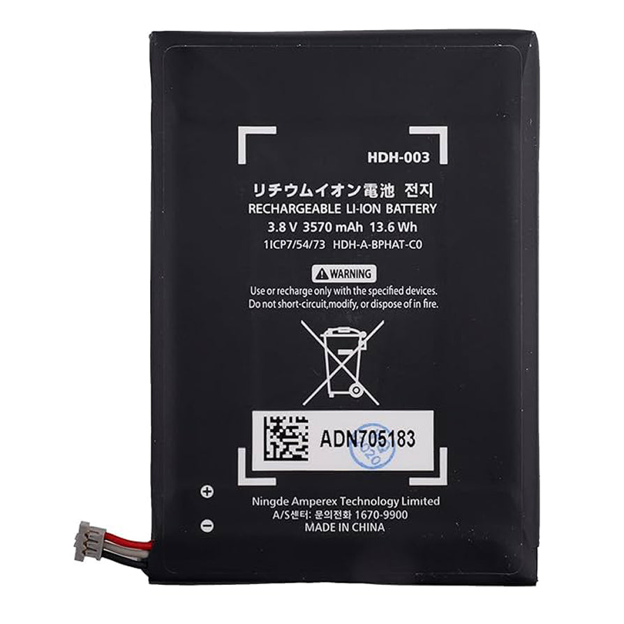 for Nintendo Switch Lite Console HDH-001 - Replacement 3570mAh Battery HDH-003