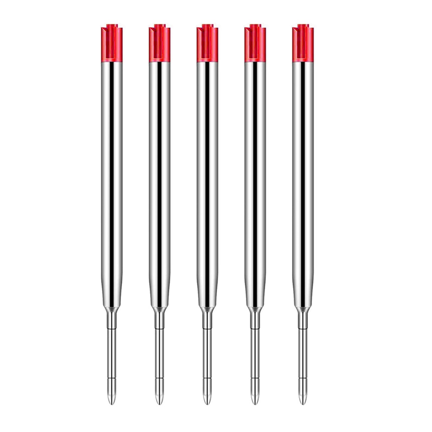 For Parker Ballpoint Pen - Black Blue Red Medium 0.7mm Compatible Ink Refills