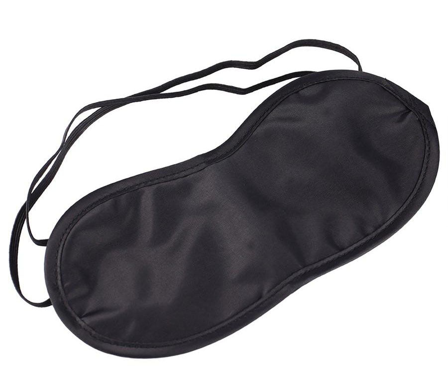 Pack of 2 Black Sleeping Mask Soft Aeroplane Red Eye Blackout Sleep Travel Shade