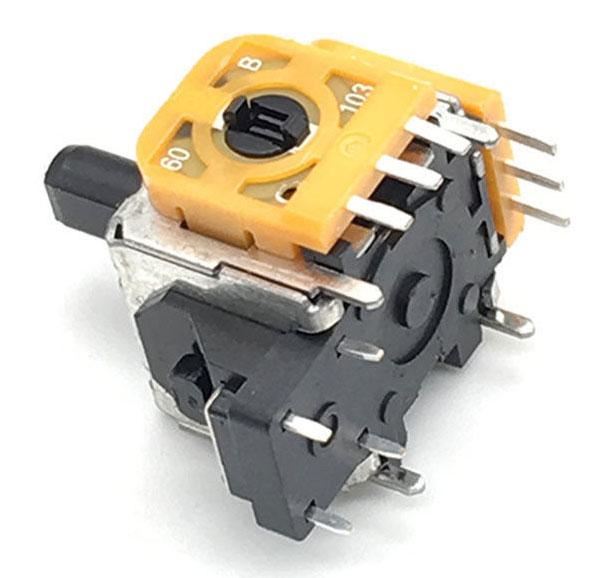 for PS4 Controller - 2x 3D Analog Joystick Rocker New Design Orange | FPC
