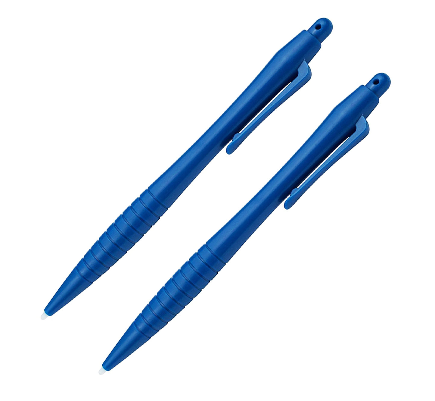 for Nintendo Wii U DS 2DS 3DS - Blue Large Ergonomic Ribbed Stylus Pen | FPC
