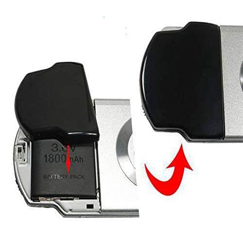 for PSP 2000 | 3000 Series - EXTENDED Black Replacement Battery Cover | FPC