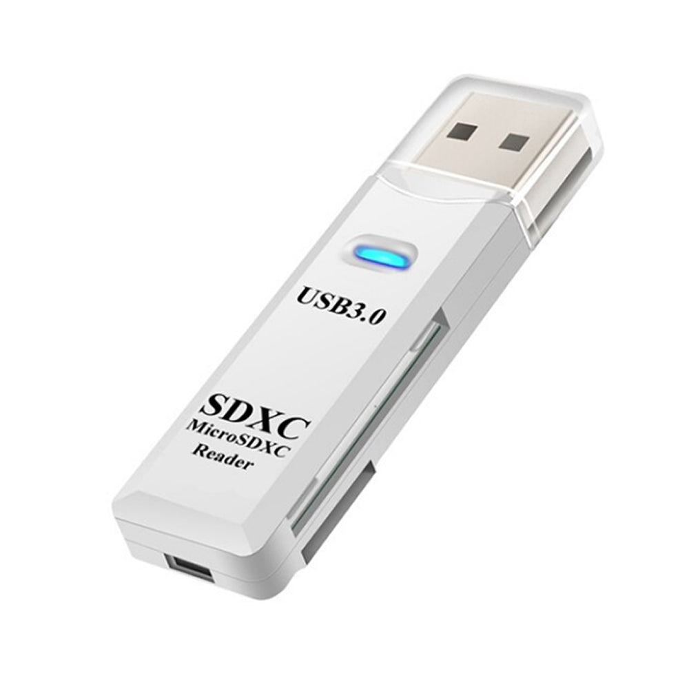 2 IN 1 USB 3.0 Memory Card Reader High Speed Adapter Micro SD SDXC TF