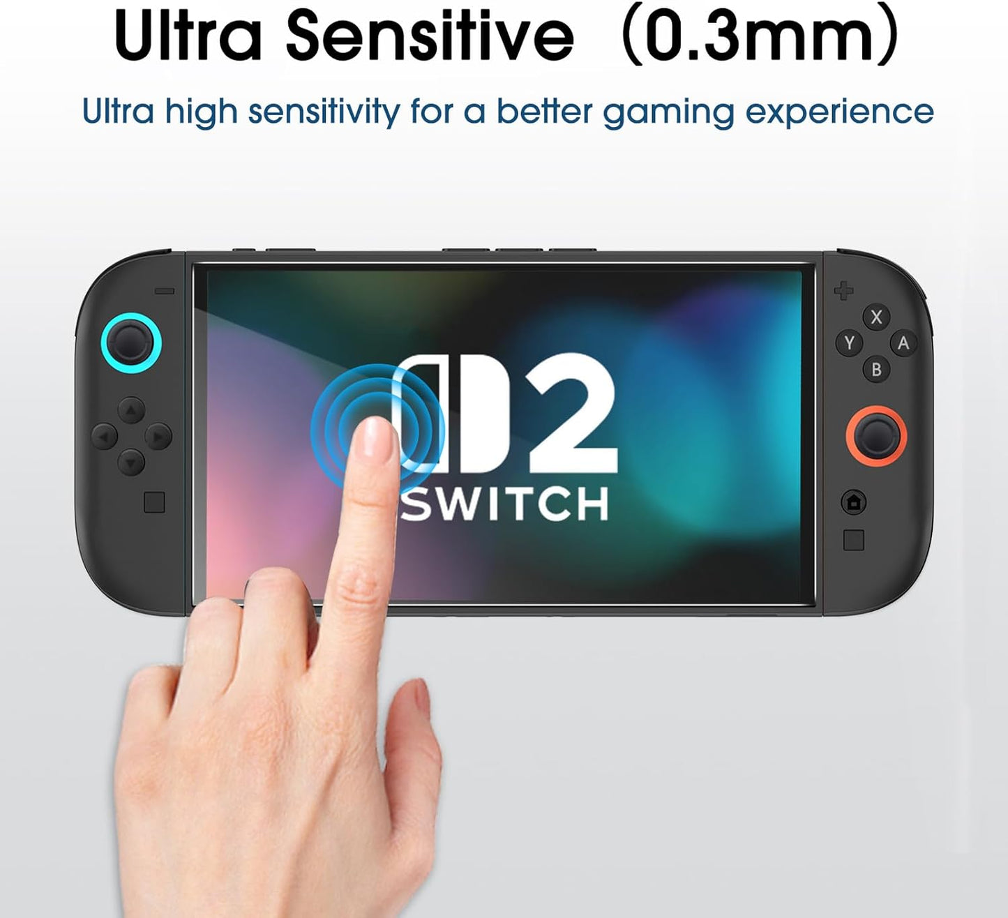 for Nintendo Switch 2 - Tempered Glass Clear Screen Protector with Applicator