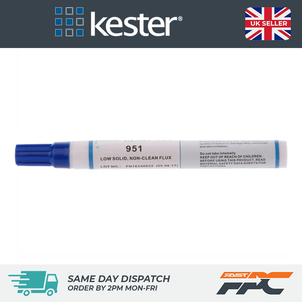 Kester 951 Rosin Capacity Non-Clean Soldering Flux Pen 10ml | FPC