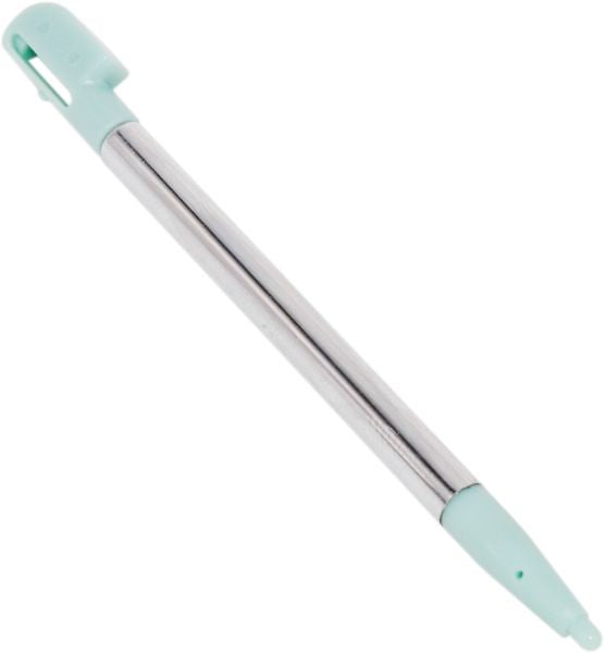 for Nintendo DS Lite - 2x Ice Blue Turquoise Metal Retractable Stylus Pens | FPC