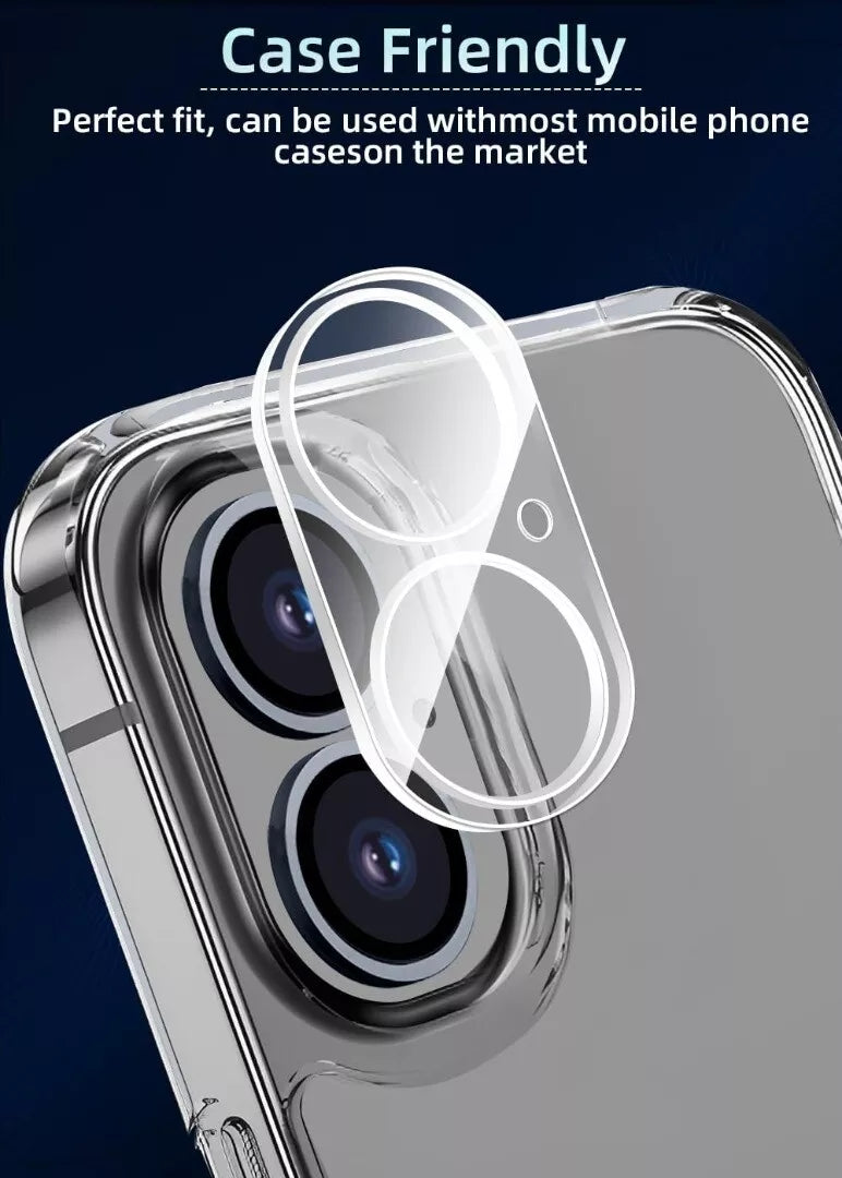 for Apple iPhone 16 | 16 Plus - 2x Tempered Glass Camera Lens Protection Cover