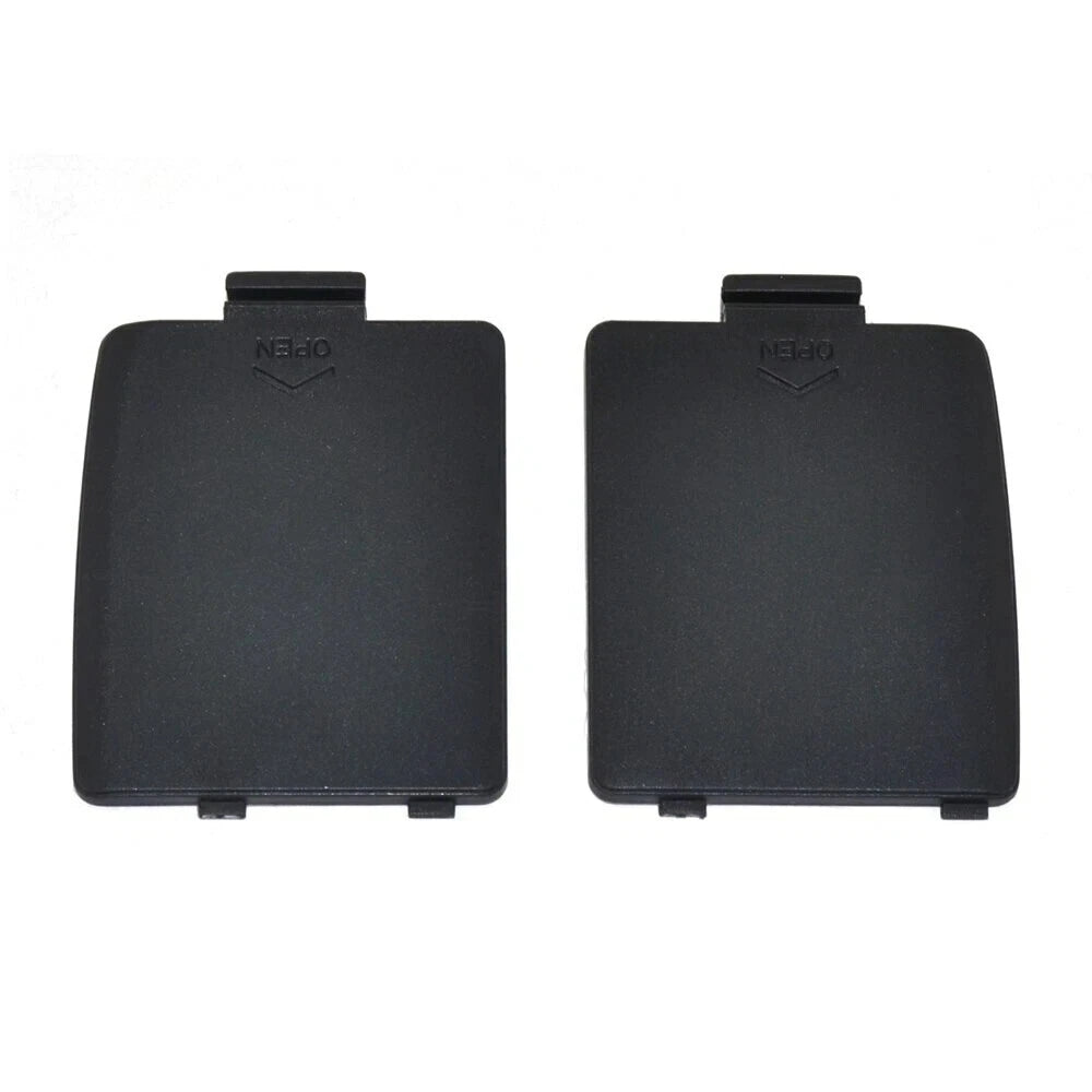 for Sega Game Gear - Black Console Battery Cover Set (Left & Right) | FPC