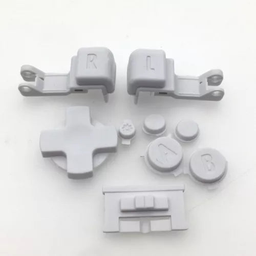 for Gameboy Advance SP - 9pc Full Button A B L R D-Pad Replacement Set (GBA SP)