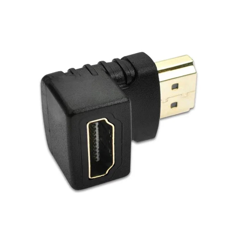 2x HDMI 90 Degree Right Angle Male to Female Adapter Connector 4K Firestick