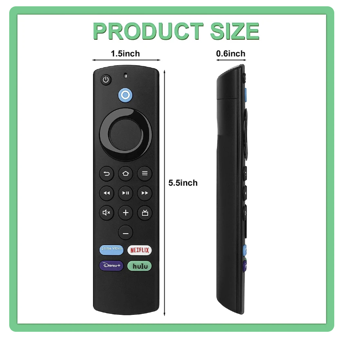 For Amazon Fire Stick TV 4K MAX Lite Prime - Bluetooth Voice Remote Control
