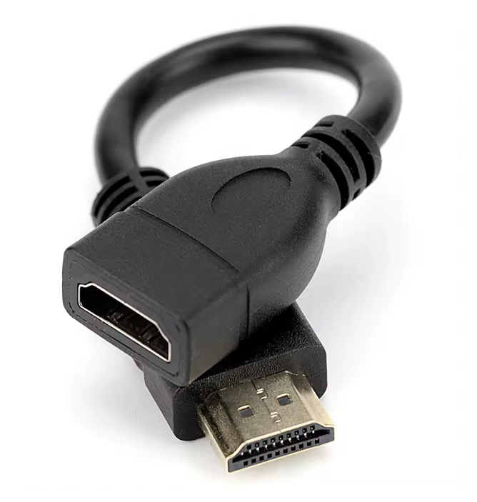 for Amazon Firestick - 2.0 HDMI M-F Extension Cable Adapter 15cm 4K 60Hz HDR