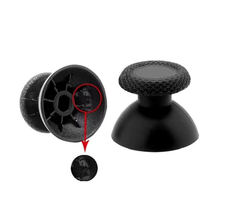 for Sony Playstation Portal - 2x Black Thumb Stick Replacements | FPC