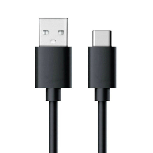 For iPad Air 4th - 1m Black 3.1A USB-C Charger Data Power Cable | FPC