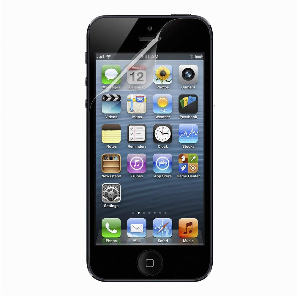 for iPhone 14 13 12 11 XS XR X 8 7 6S - 2x Clear Plastic Screen Protectors | FPC