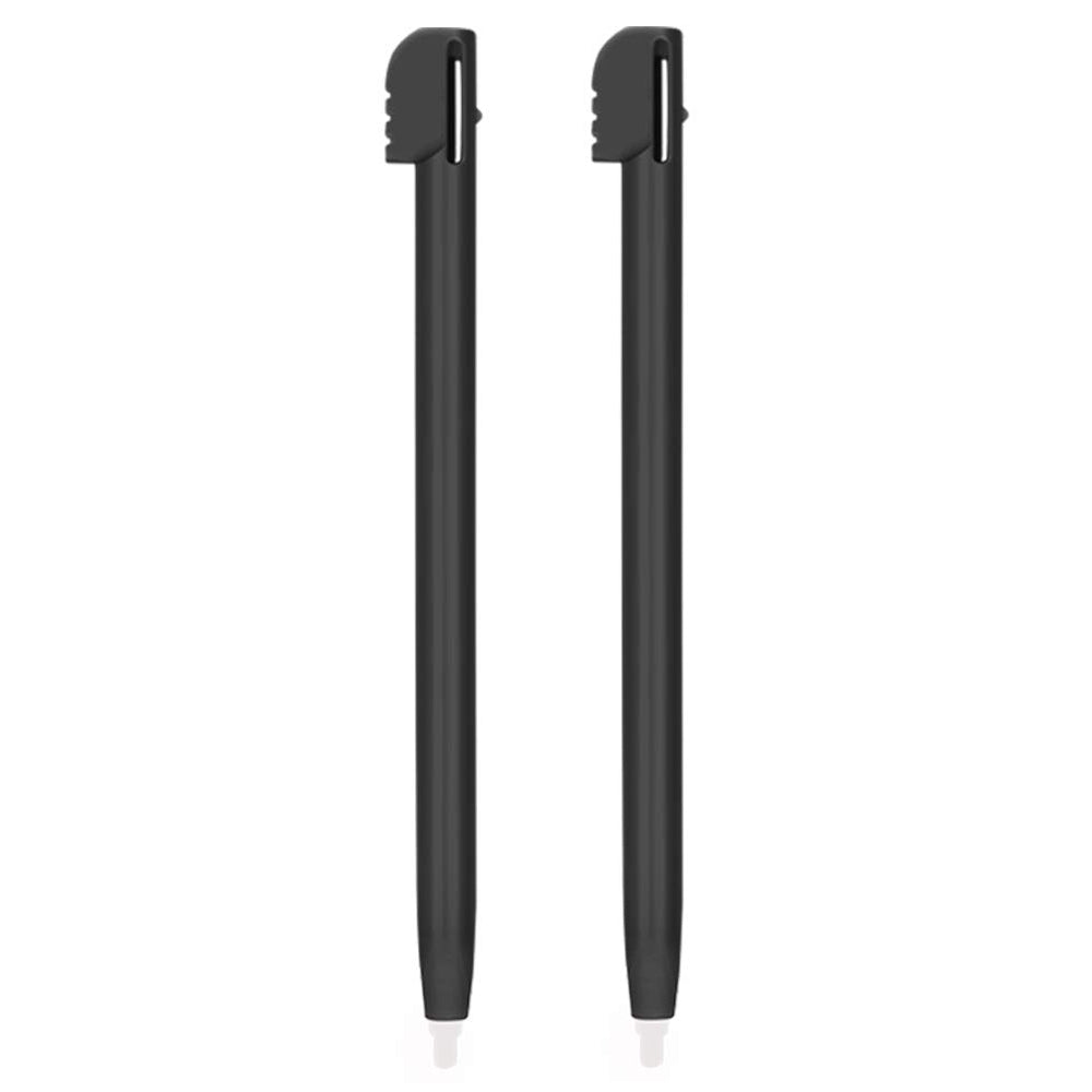for Nintendo DS Lite - 2 Black OEM Touch Stylus Pens (Silicone Clear Tip) | FPC