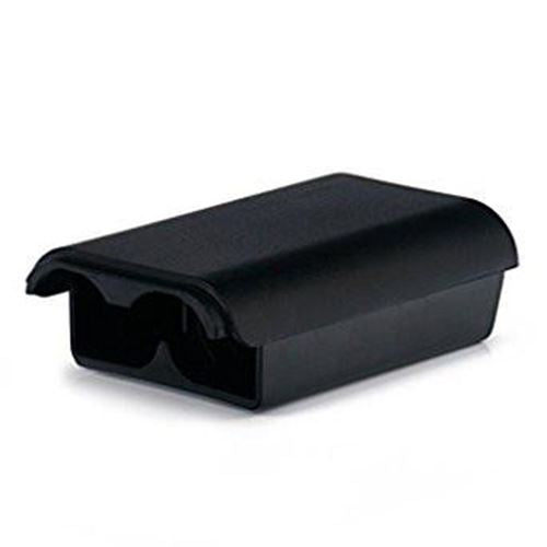 for Xbox 360 Controller - Black AA Battery Holder Shell Back Door Cover | FPC