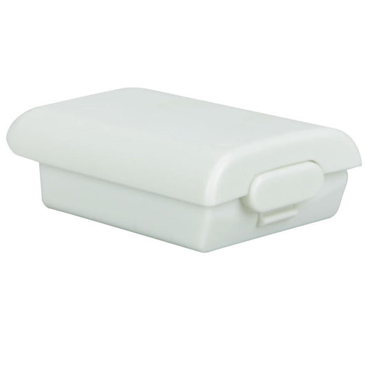 for Xbox 360 Controller - 2x Off White AA Battery Holder Shell Back Door Cover