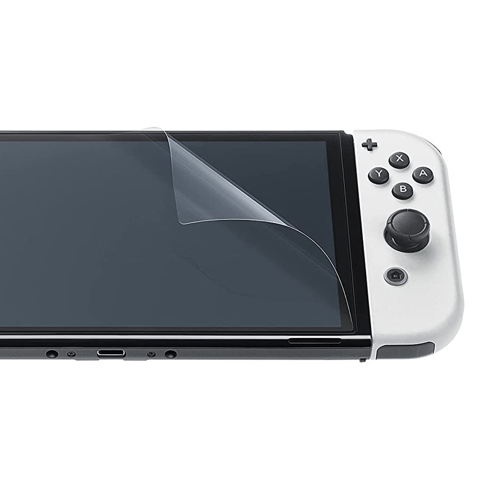for Nintendo Switch OLED - 2x High Quality Plastic Screen Protector Guard | FPC