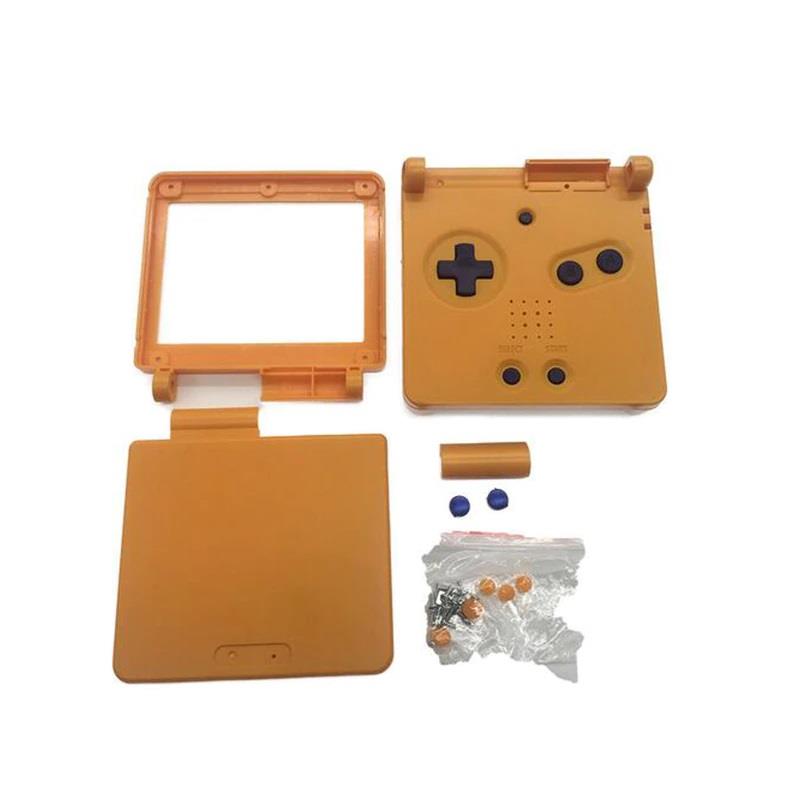 for Gameboy Advance SP - Orange Replacement Full Housing Shell & Lens | FPC