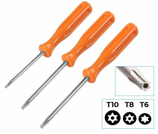 for Xbox One & 360 Controller - 3x Torx Security Screwdrivers T6 T8 T10 | FPC