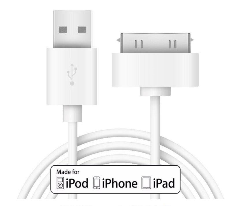 3x iPhone iPad iPod Nano 30 Pin USB Charger Sync Data Cable Lead OLD TYPE | FPC