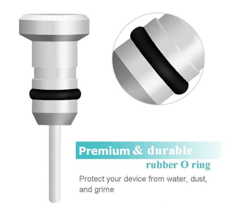 Metal Micro USB Charger & Ear Port Anti Dust Cover Plug Older Samsung Android