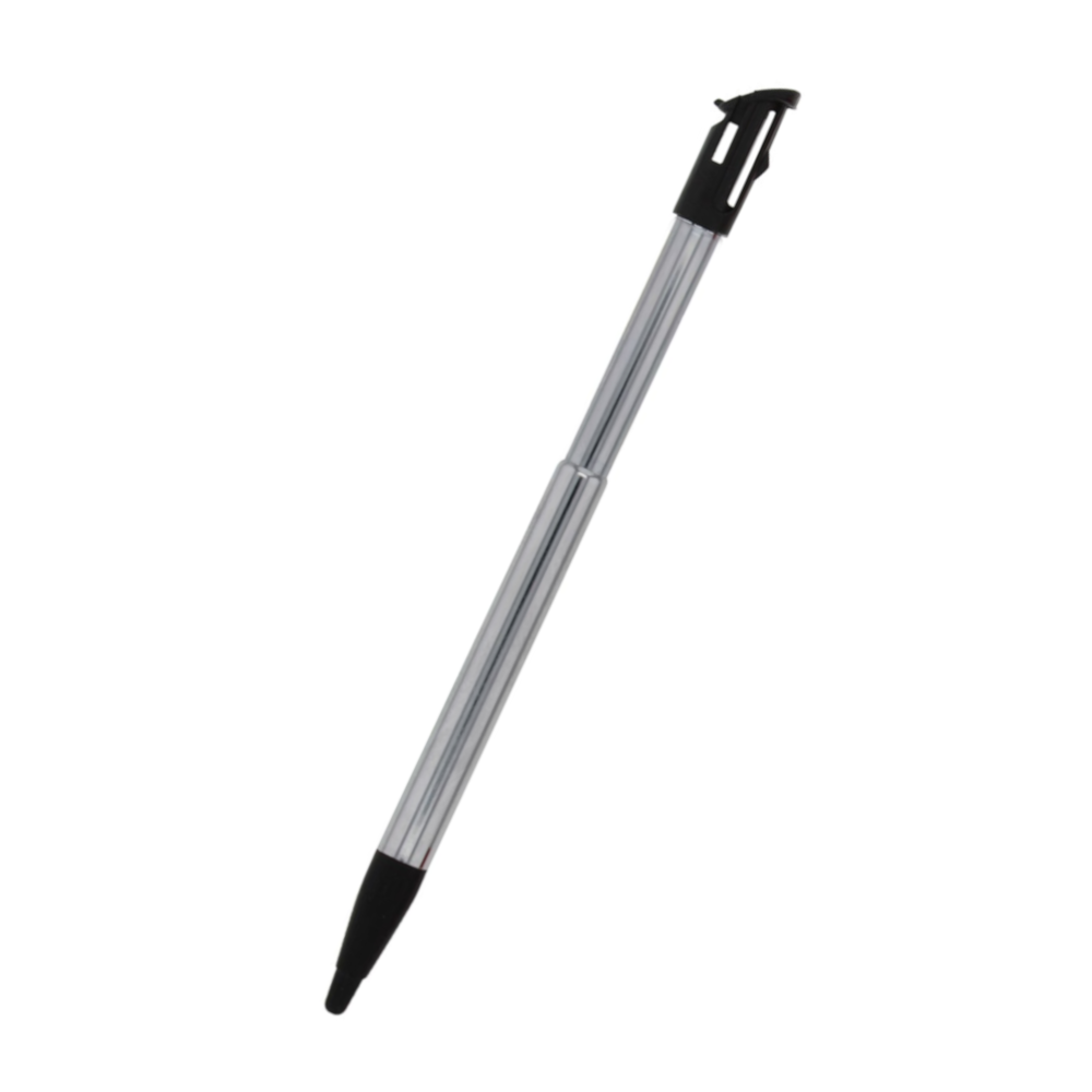 for Nintendo NEW 2DS XL - 2 Black Metal Retractable Extendable Stylus Pens FPC