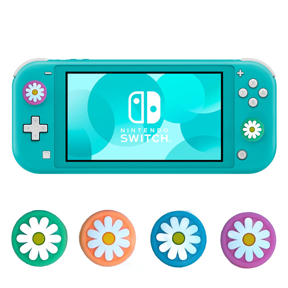 for Nintendo Switch | Lite | OLED - 2x Flower Animal Crossing Thumb Grip Covers