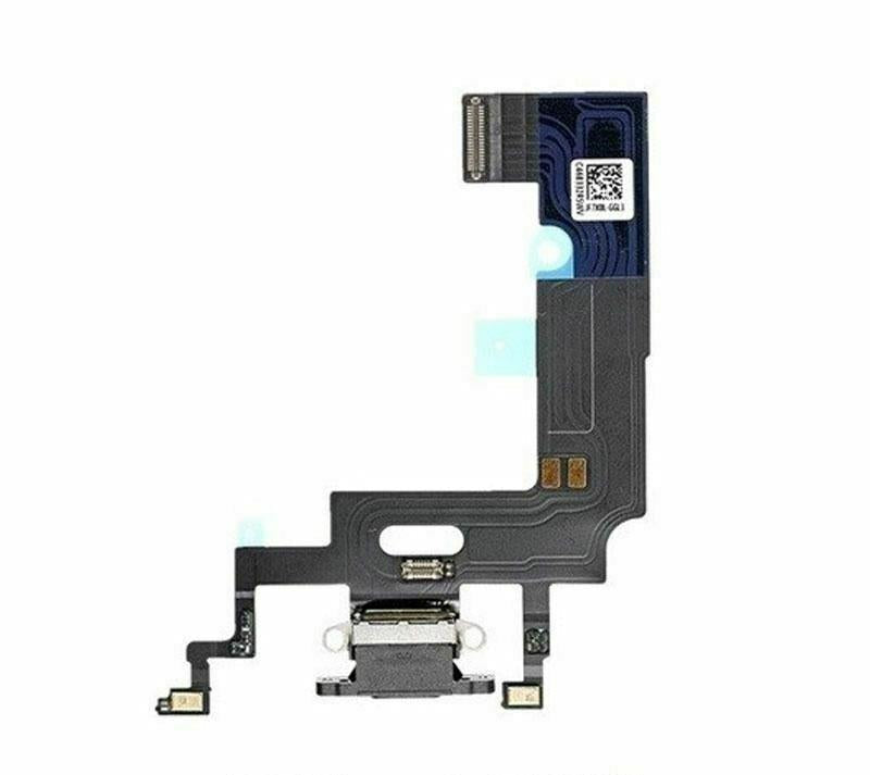 iPhone XR BLACK USB Charging Dock Port & Mic Headphone Jack Flex | FPC