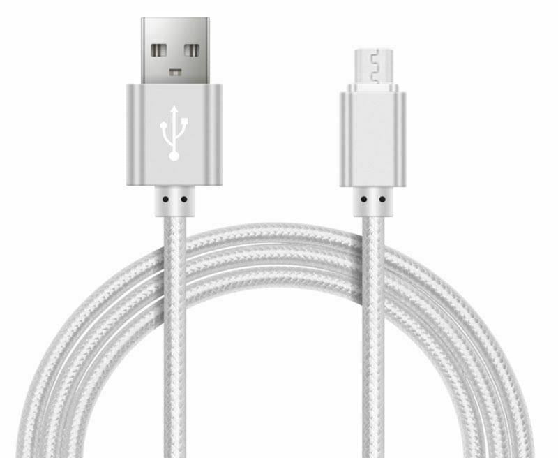 for PS4 Xbox One Controller - Braided Micro USB Charger Cable Lead | FPC