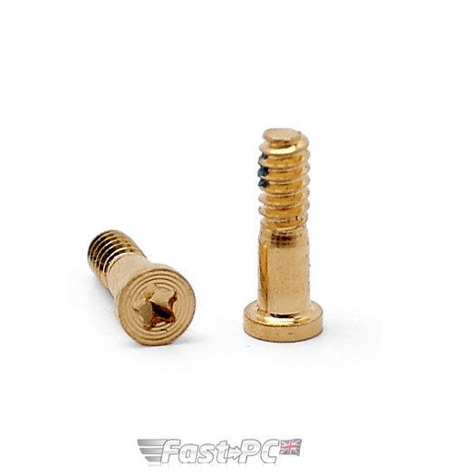 for iPhone 8 7 6S 6 Plus SE 5S 5 - 2x Gold Bottom Pentalobe Screws | FPC