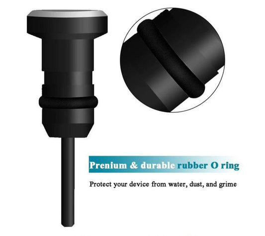 Metal USB-C Charge & Earphone Port Dust Cover Plug for iPad Air 3 Mini 5 Samsung