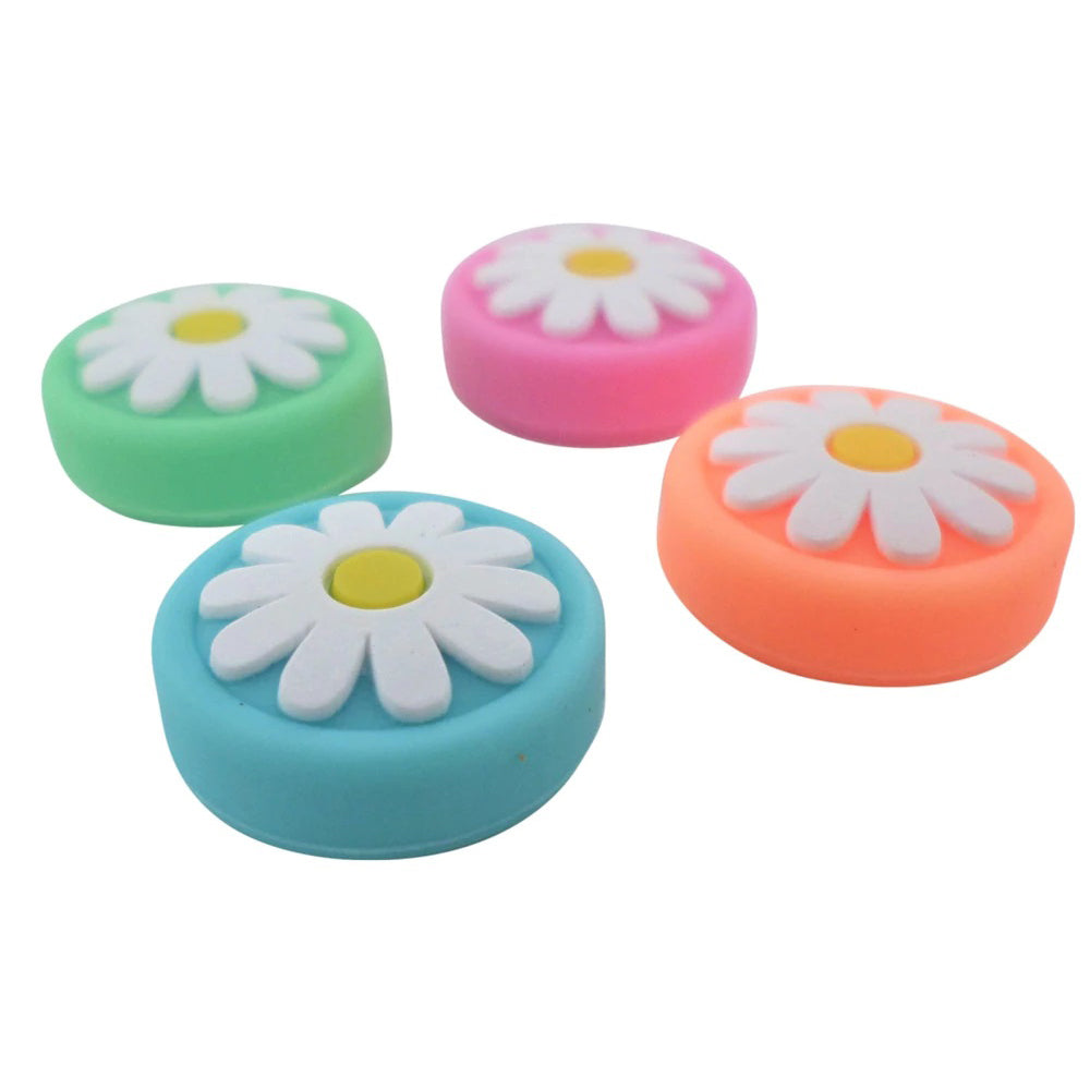 for Nintendo Switch | Lite | OLED - 2x Flower Animal Crossing Thumb Grip Covers