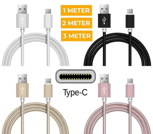 For Nintendo Switch / Lite - Braided USB-C Power Charger Data Cable Lead | FPC