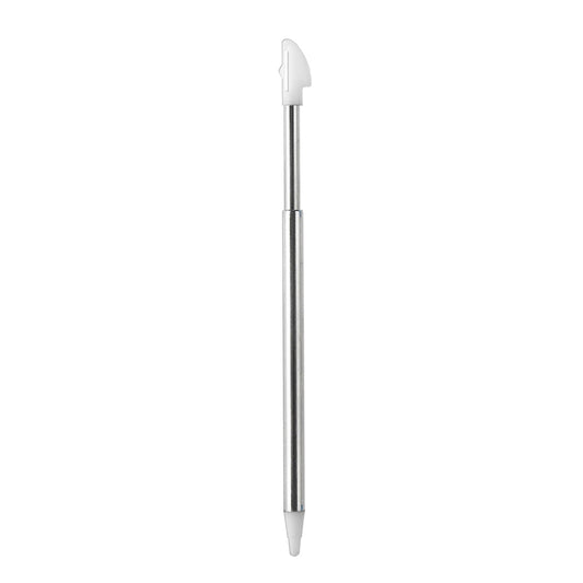 for Nintendo 3DS XL - 1 White Metal Retractable Extendable Stylus Touch Pen