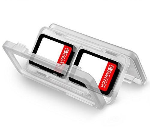 for Nintendo Switch Game Card Cartridges - 4 in 1 Case Holder Storage Box | FPC