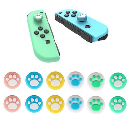 for Switch | Lite | OLED - 2 Cat Paw Silicone Thumb Stick Grip Cover Caps | FPC