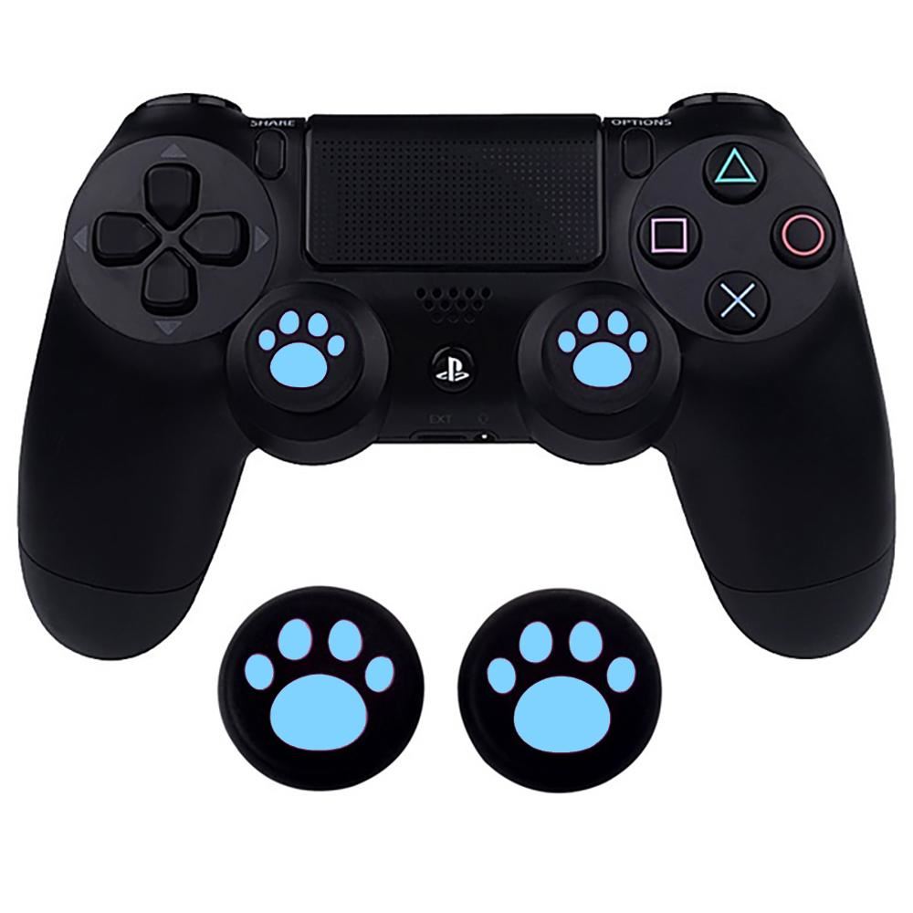 2x Cat Paw Silicone Analog Thumb Stick Grip Cover Caps for PS4 Xbox One | FPC