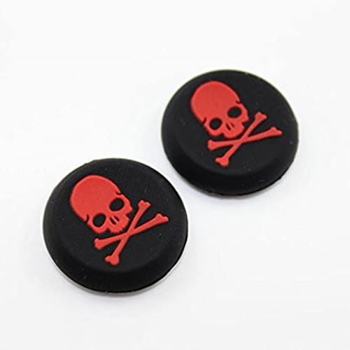 for Xbox Series X / PS5 - 2x Skull Silicone Analog Thumb Stick Grip Cover | FPC
