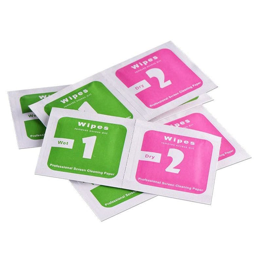 WET-DRY Wipes 2 in1 Set for Smart Phone and Tablet Screen Cleaning Alcohol | FPC