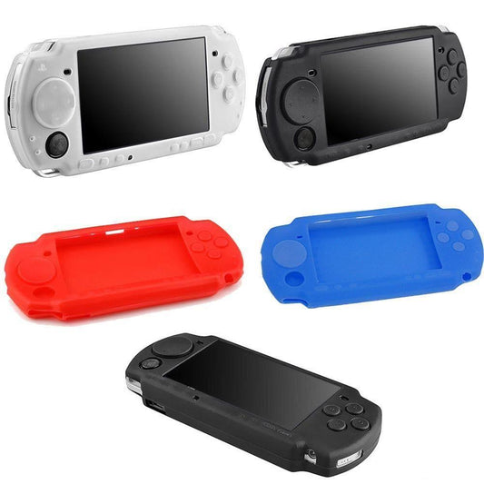 for PSP 1000 Series - Soft Silicone Rubber Bumper Protective Case Cover | FPC