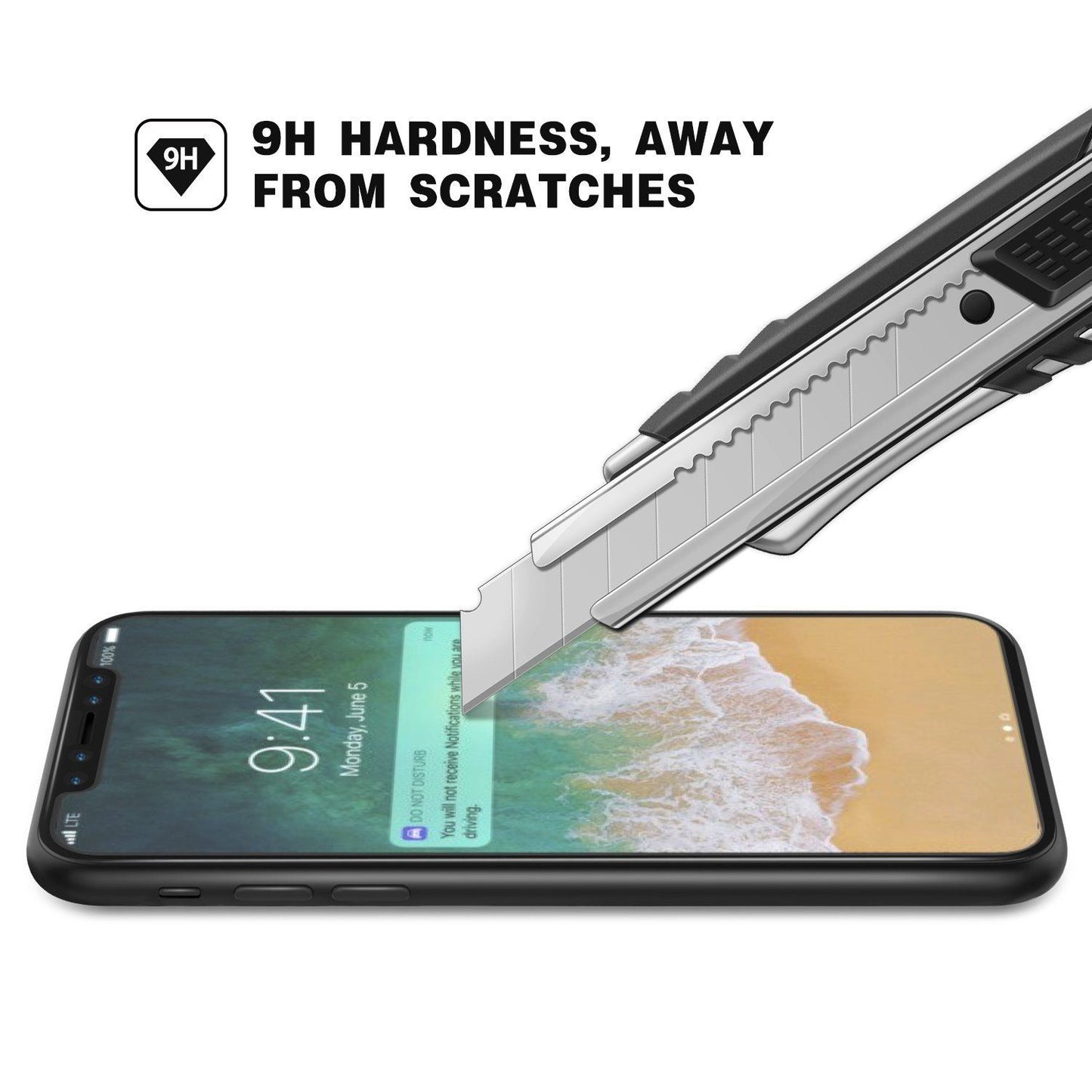 for iPhone XR/XS/X - Edge 4D Full Coverage Tempered Glass Screen Protector | FPC