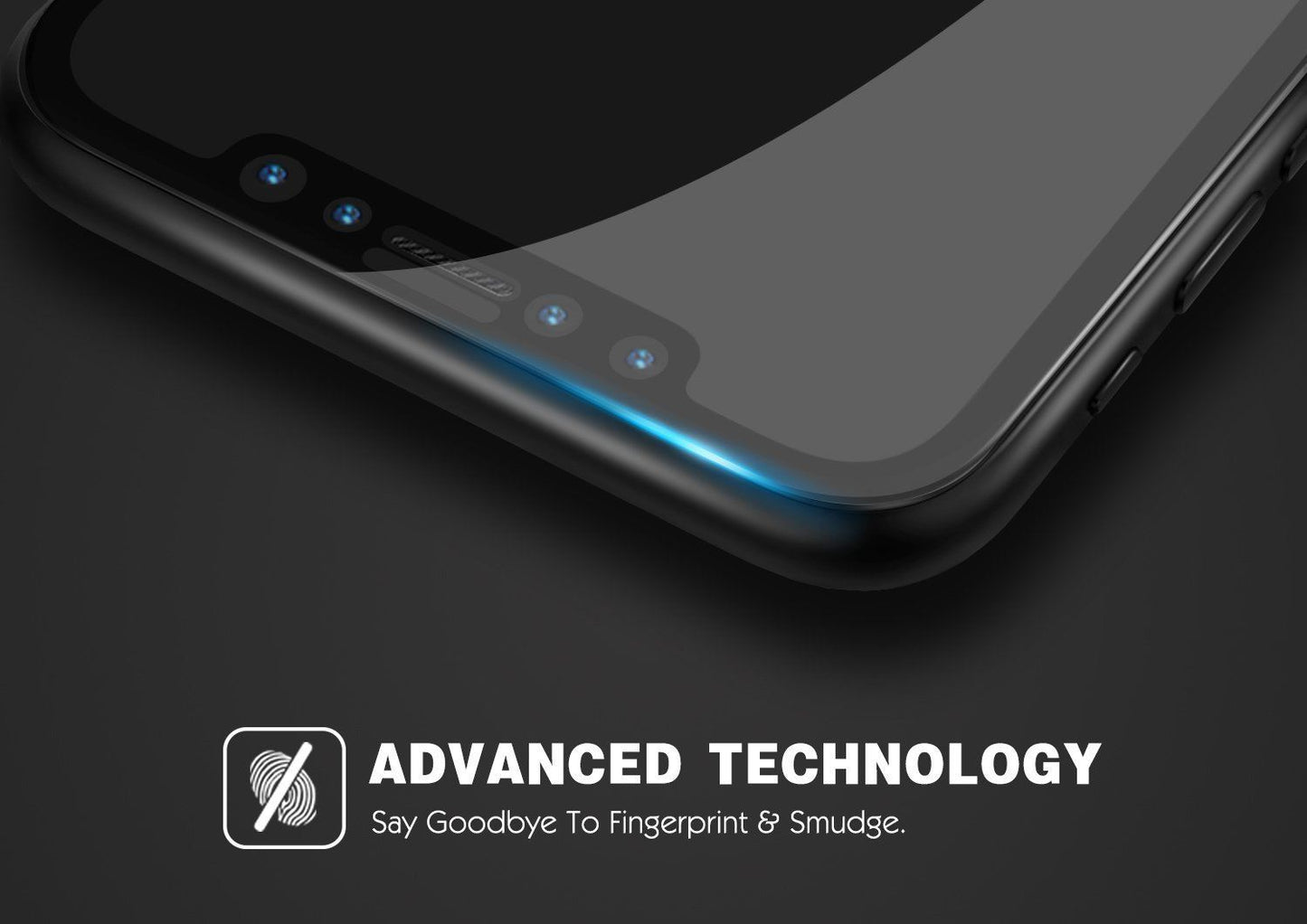 for iPhone XR/XS/X - Edge 4D Full Coverage Tempered Glass Screen Protector | FPC