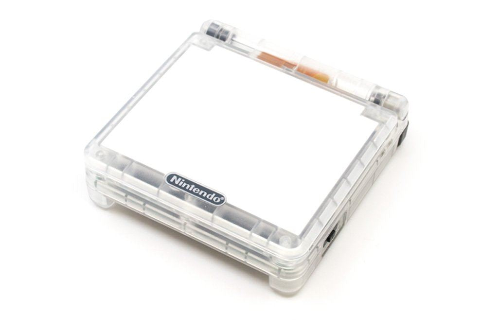 for Gameboy Advance SP - Clear Replacement Full Housing Shell & Lens | FPC