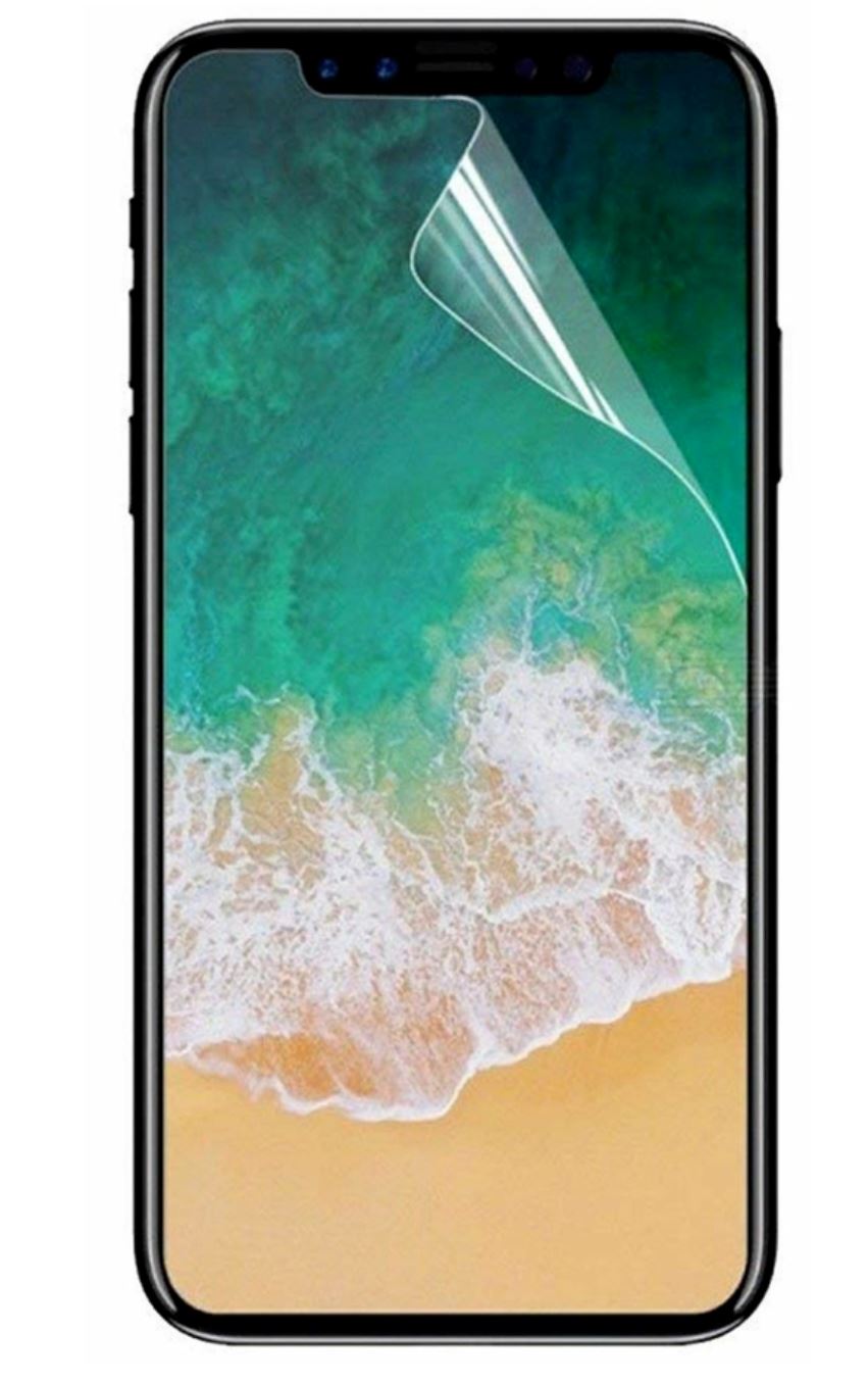for iPhone 14 13 12 11 XS XR X 8 7 6S - 2x Clear Plastic Screen Protectors | FPC