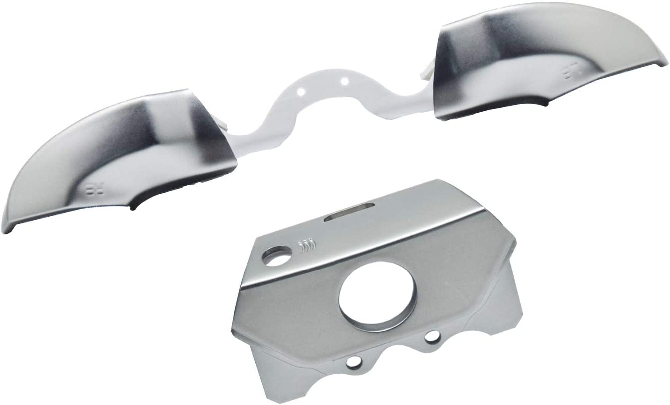 for Xbox One Elite - Silver LB RB Trigger Bumper Button & Guide Surroundi