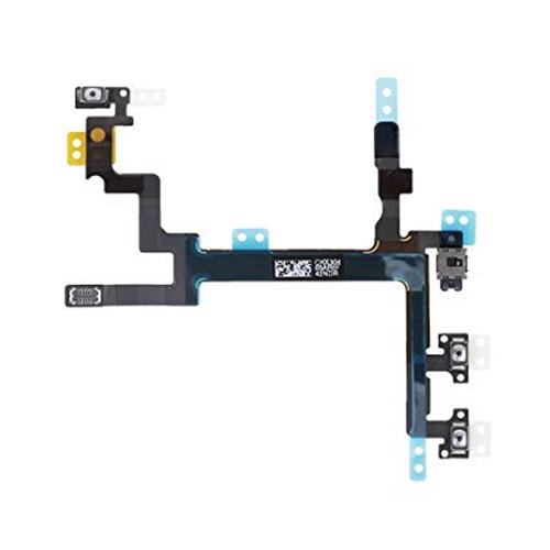 for iPhone 5 - Power Lock Main On Off Mute Volume Button Flash Flex Cable | FPC