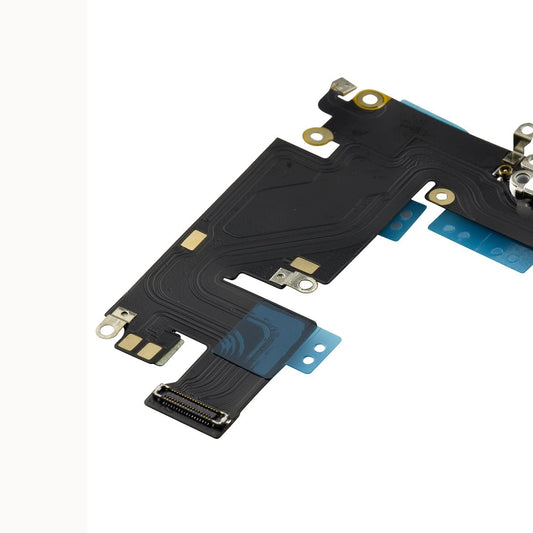 for iPhone 6 Plus - White USB Charging Port Mic Headphone Jack Flex Cable | FPC